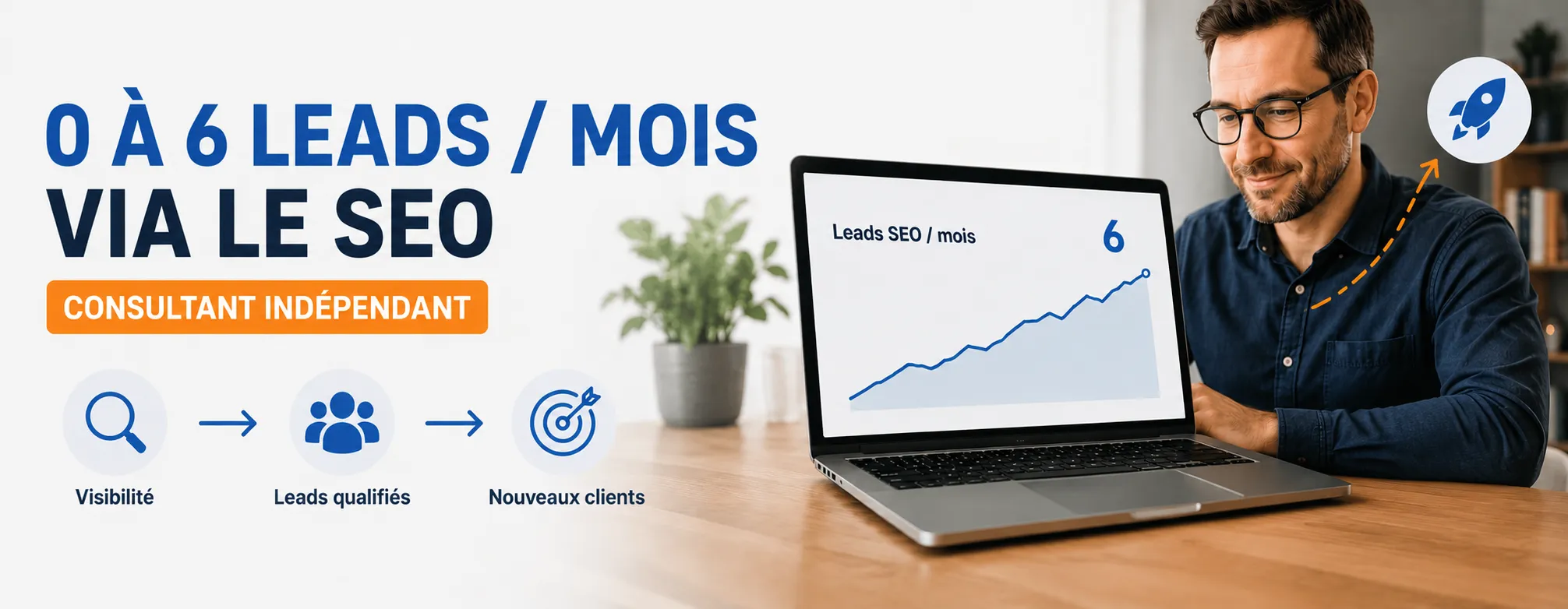 De 0 à 6 leads qualifiés par mois via Google : le parcours d'un consultant indépendant en 6 mois
